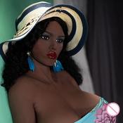 Super Soft Tan Skin Big Breast Sex Dolls 165Cm Sexy Black Lady Huge Breast Big Tits Fat Ass Real Doll by AUTOMATIC WOMAN